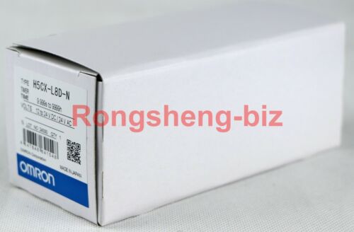 OMRON Timer H5CX-L8D-N H5CXL8DN 12-24VDC / 24VAC New In Box