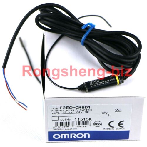 1PC New IN BOX Omron PLC E2EC-CR8D1 2M