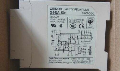 New IN BOX OMRON G9SA-501 24VAC/DC Safety Relay Unit