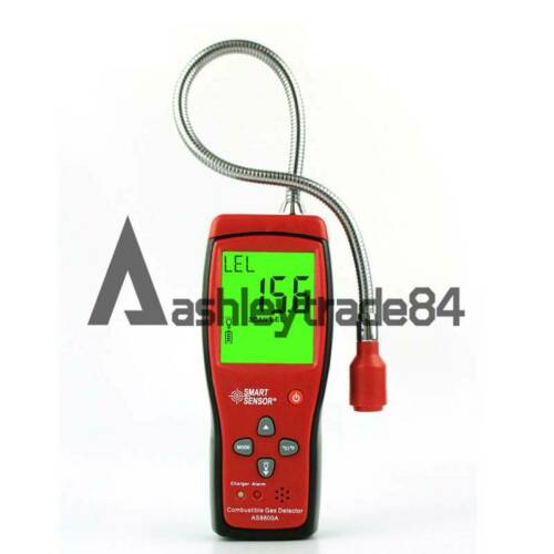 Smart Sensor AS8800A Combustible Gas Leak Detector LCD LEL Gas Monitor