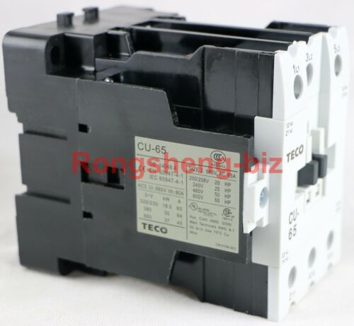 New TECO Contactor CU-65 220VAC