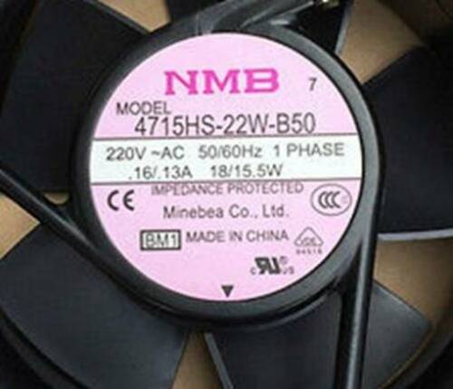 1PC New NMB 4715HS-22W-B50 FAN 220V 18/15.5W 120* 120*38mm