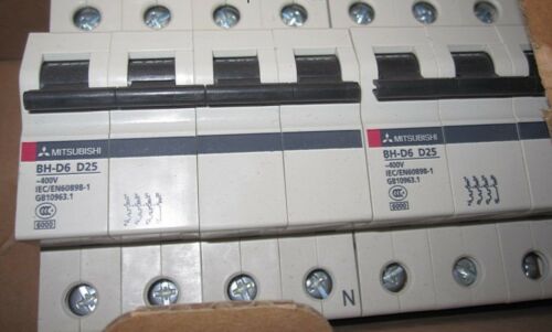 New IN BOX Mitsubishi Circuit Breaker BH-D6 4P D25 25A