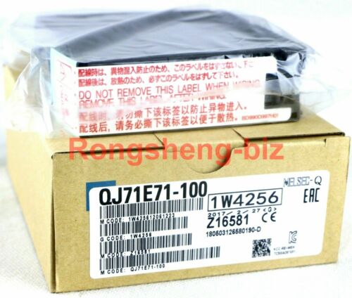 One NEW MITSUBISHI PLC QJ71E71-100 Melsec Ethernet Networking Module