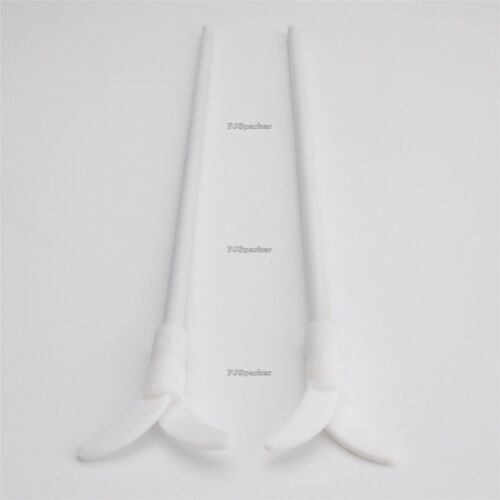 *2PCS Swing-Out Paddle Ptfe Stirrer Stainless Steel Coated Diameter 7Mm Lengt qw