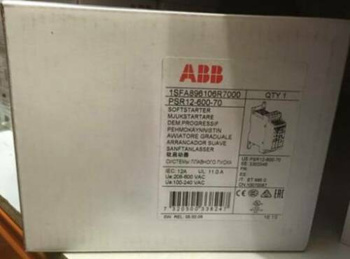 1PC New in box ABB PSR12-600-70 PSR1260070 5.5KW Soft starter Quality assurance