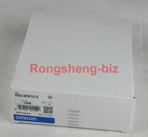 One Brand New In Box Omron R88A-MCW-151-E R88A-MCW151-E R88AMCW151E